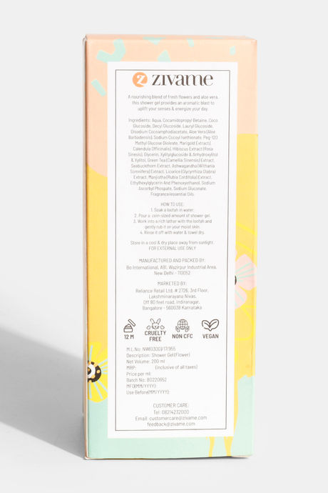 Zivame Refreshing Flower Shower Gel - 200ml — image 4